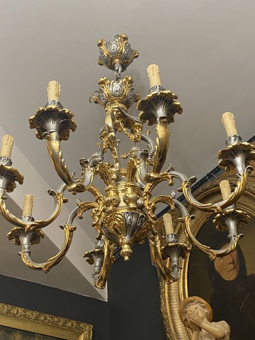 Candelabru/lustra/ bronz masiv