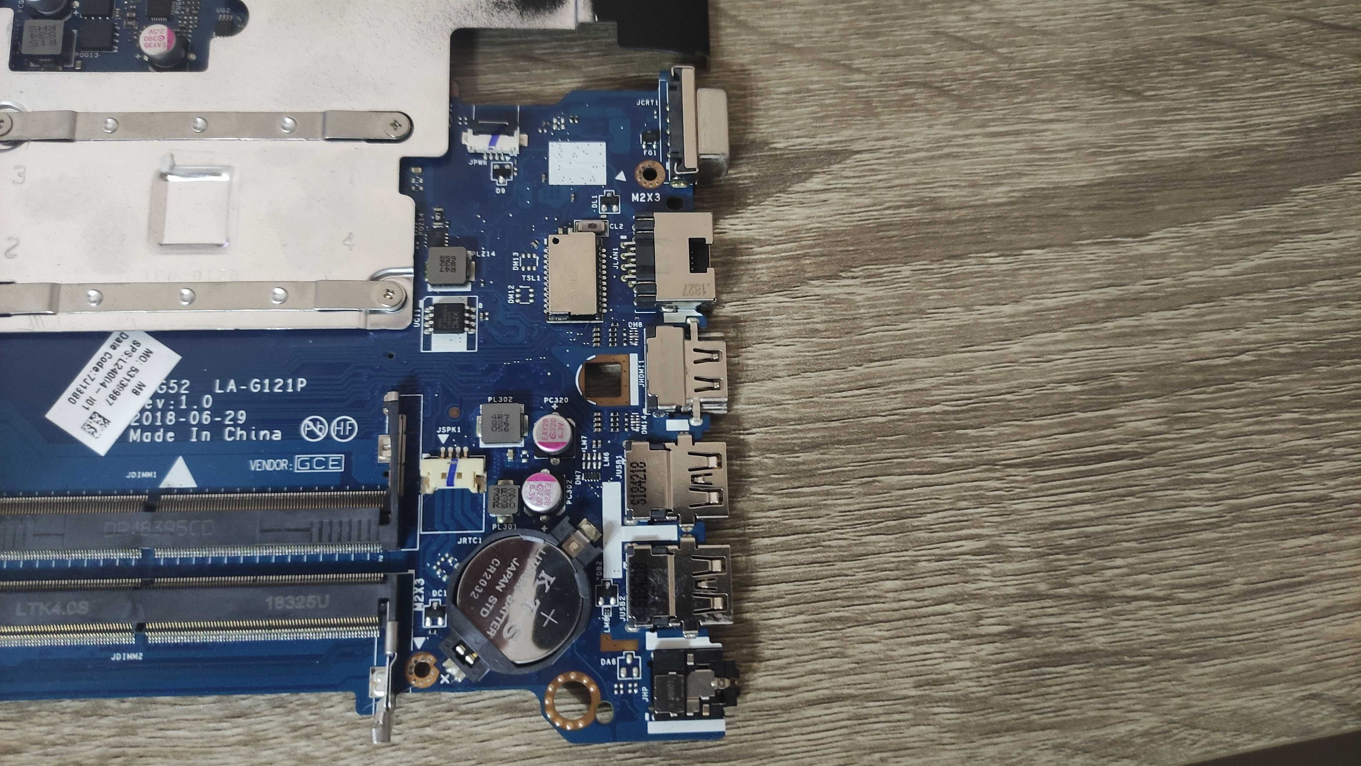 Дъна платка за HP 250 G6 EPG52 LA-G121P SPS: L24004-001