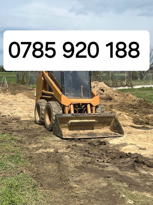 Execut lucrări cu utilaje Miniexcavator, bobcat etc.