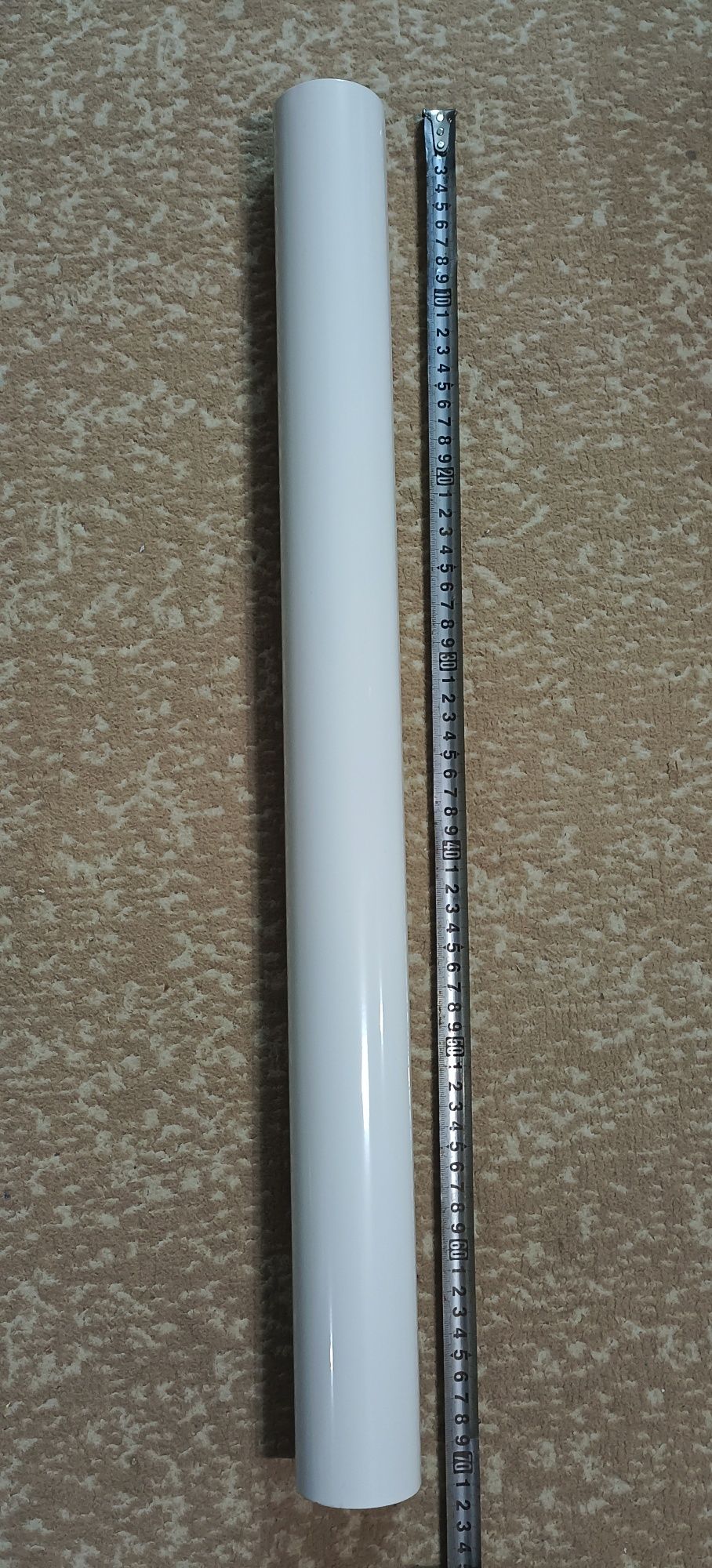 Продам ножку стола цилиндрическую, цвет белый, длина 70 см