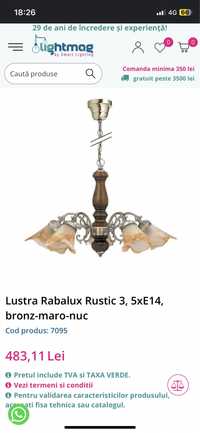 Lustra Rabalux Rustic