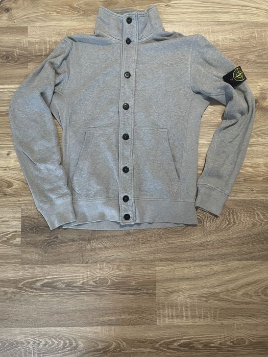 stone island jumper grey