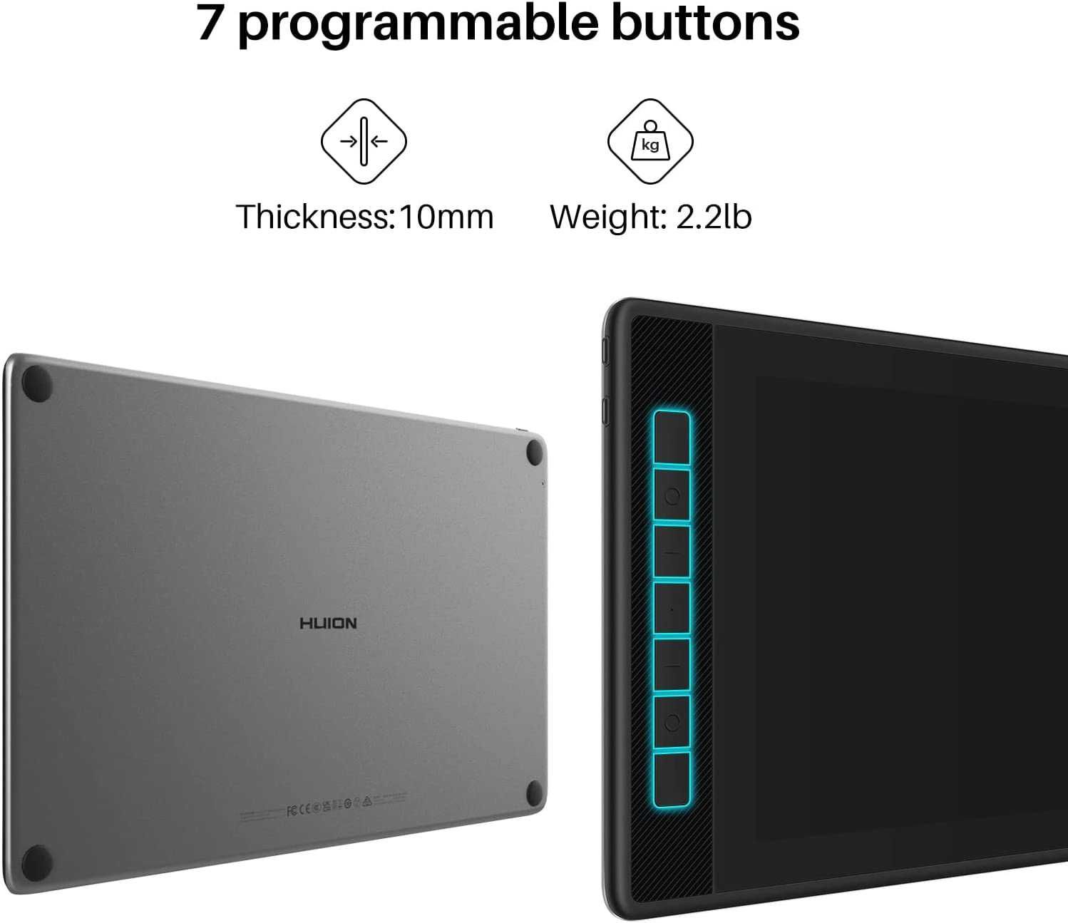 Скидка! Графический планшет с экраном Huion Kamvas pro 13 2.5K
