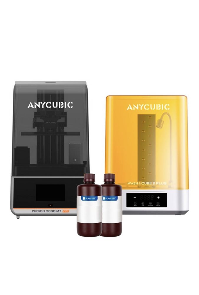 Anycubic photon mono M7 Pro 3D принтер и устройство пост обработки