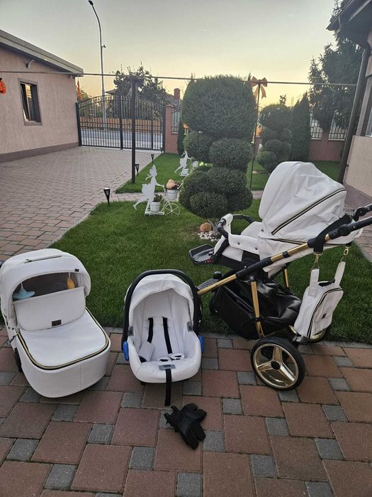 Vand carucior 3 in 1 Adamex alb