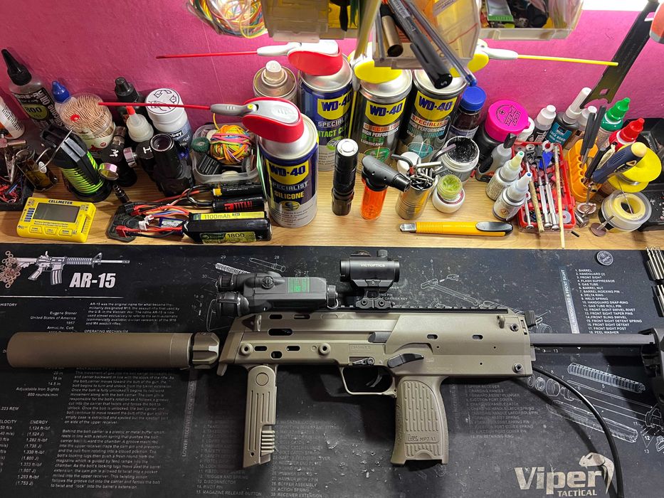 Еърсофт Реплика MP7 A1/A2 HPA custom Polarstar F2