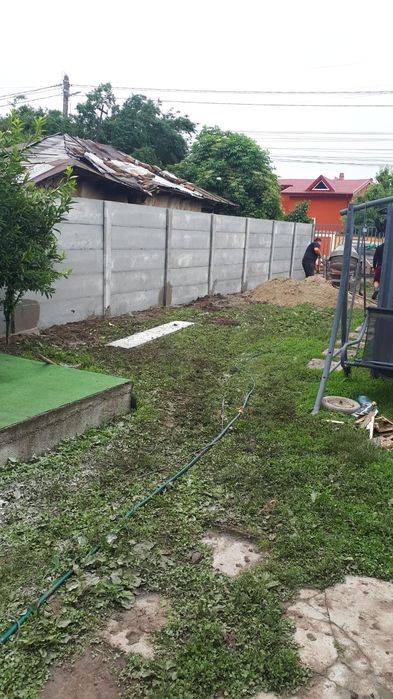 Gard beton prefabricat montaj inclus