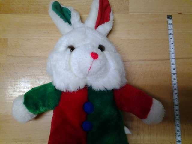 Red Bunny iepuras colorat jucarie copii