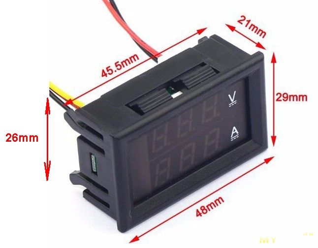 Вольт-Амперметр цифровой до 25v и 10А.