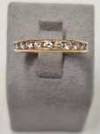 Inel eternity din aur galben 18k, cu diamante naturale, IAU773