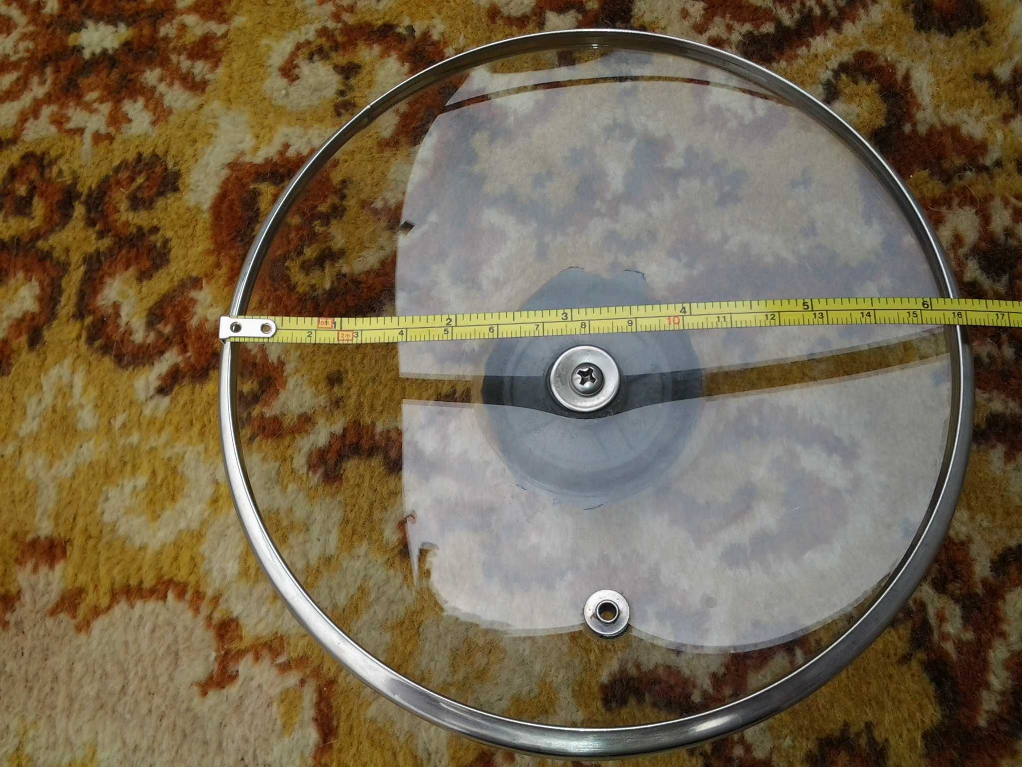 ***Capac din sticla termorezistenta | 16 cm