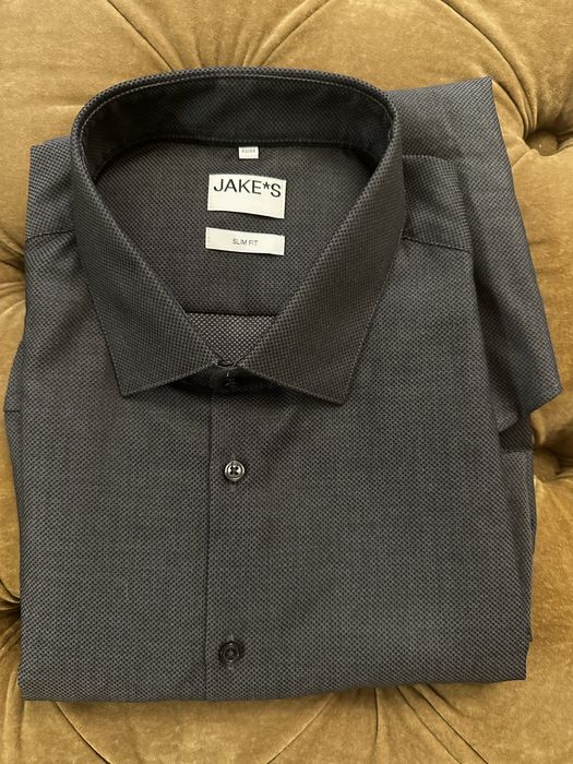 Camasa gri de barbati XL, slim fit, bumbac ( like Massimo Dutti)