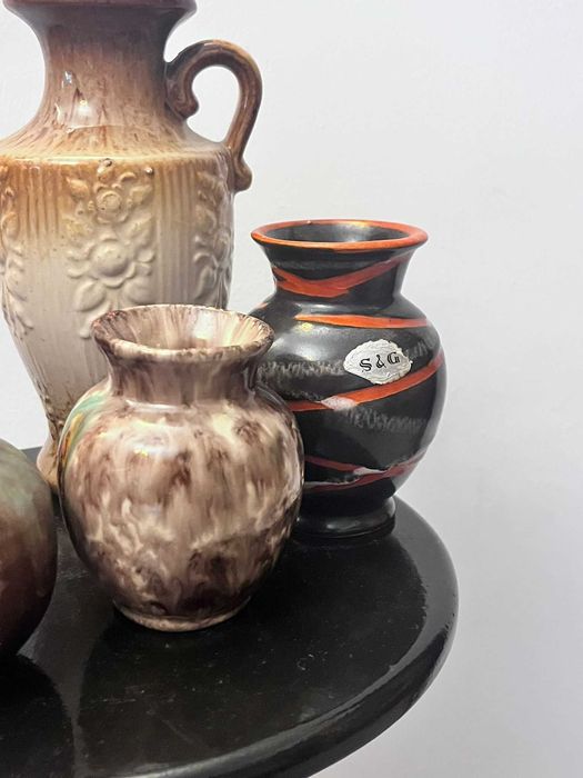 Set vechi 5 piese ceramica W Germania bibelou bibelouri ieftine