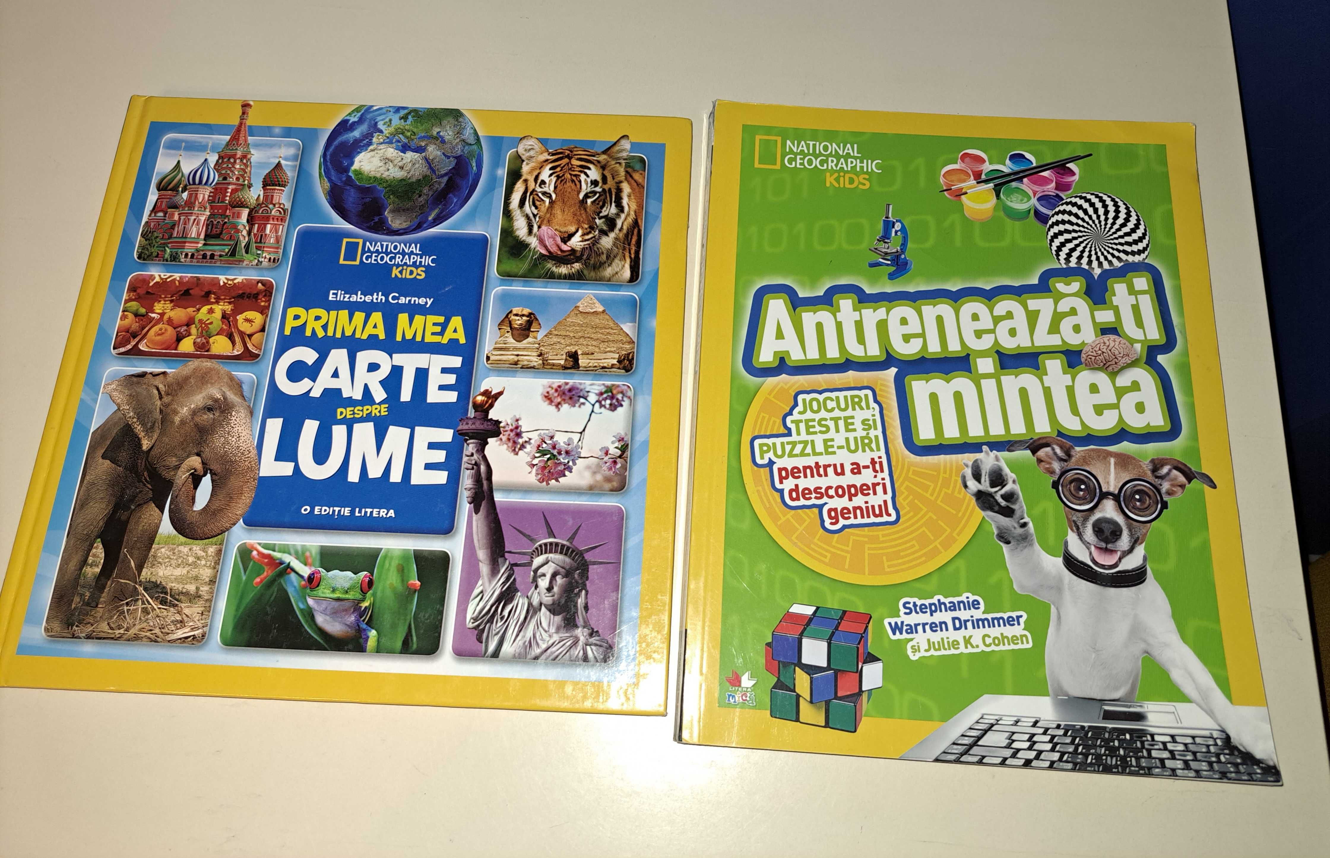 Set National Geographic Antreneaza mintea Prima mea carte despre lume