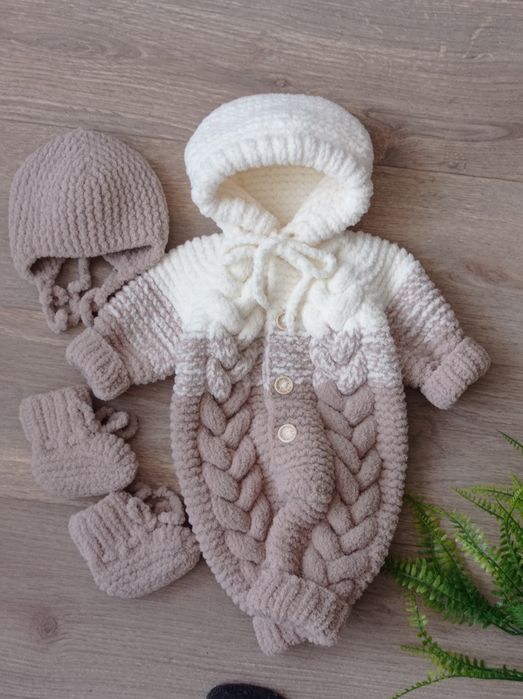 Вязаные комбинезоны