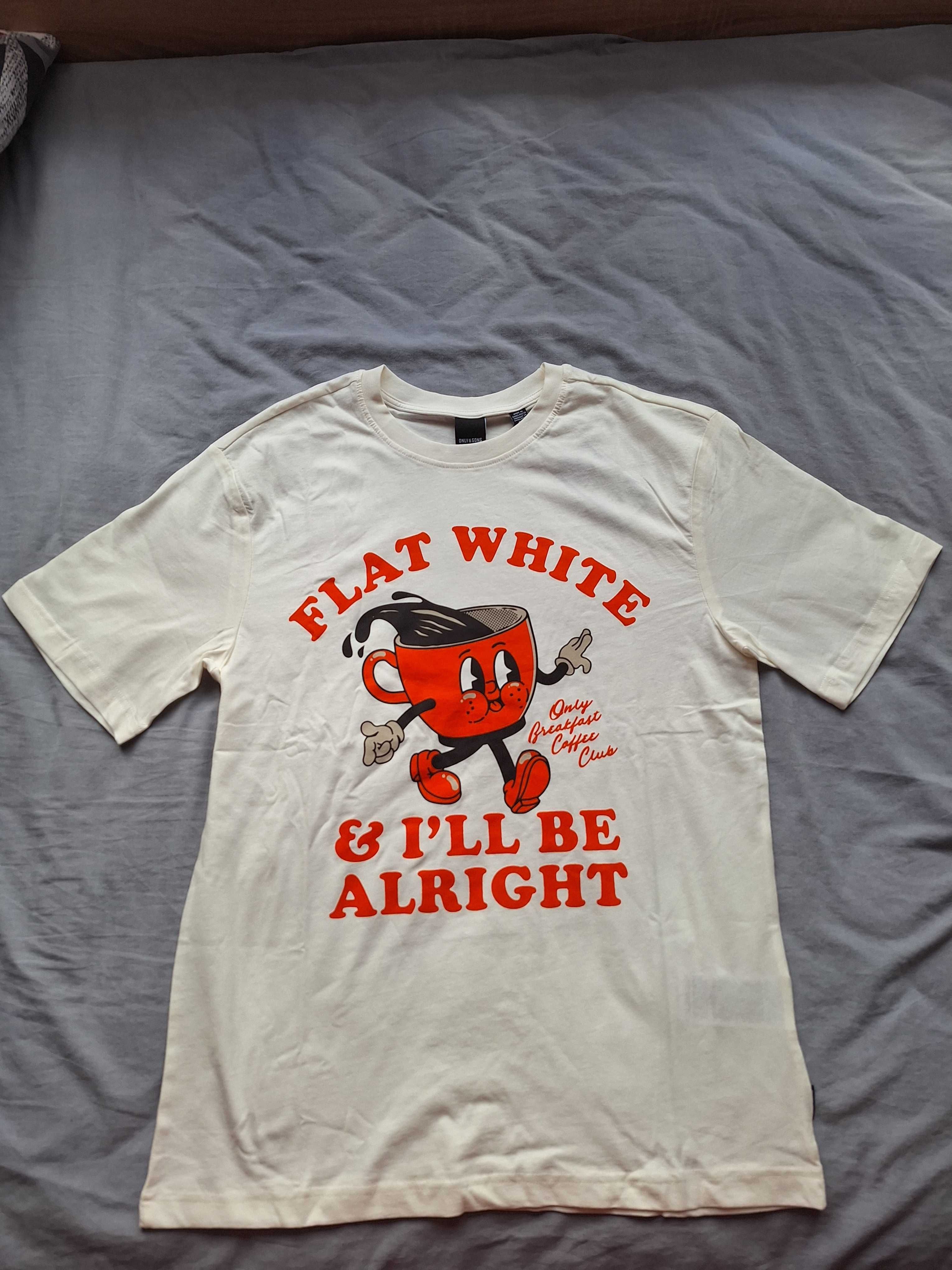 Тениска 'FALL' бяла
