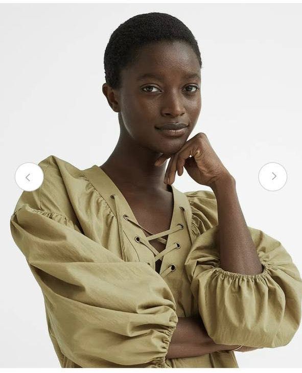Оверсайз макси рокля H&M голям размер