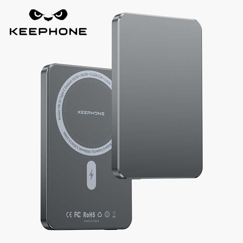 Keephone PB33 Ультра Тонкий 5000mAh Magnetic 20W Power Bank iPhone 16