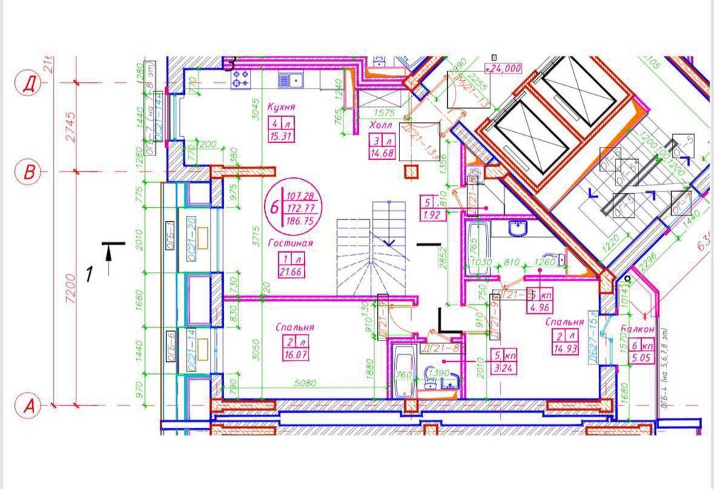 Новостройка квартира 5 комнатная жк Гринвич