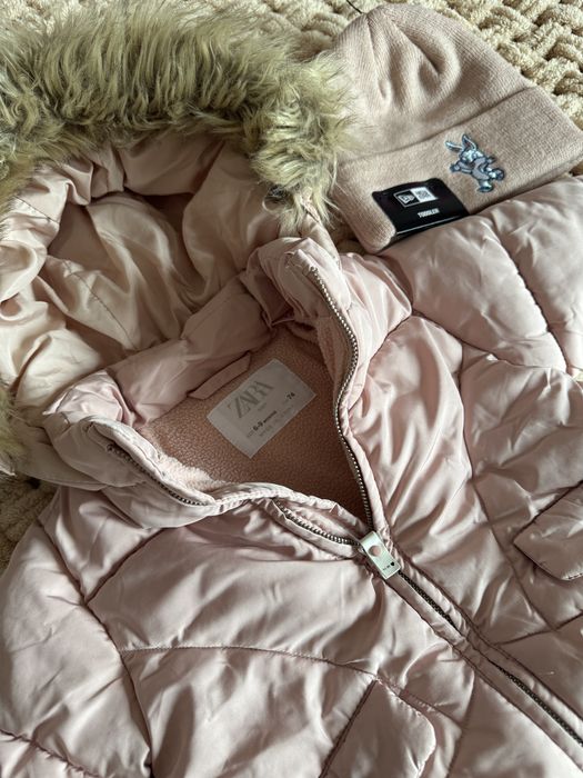 Зимно бебешко яке Zara и нова шапка New Era