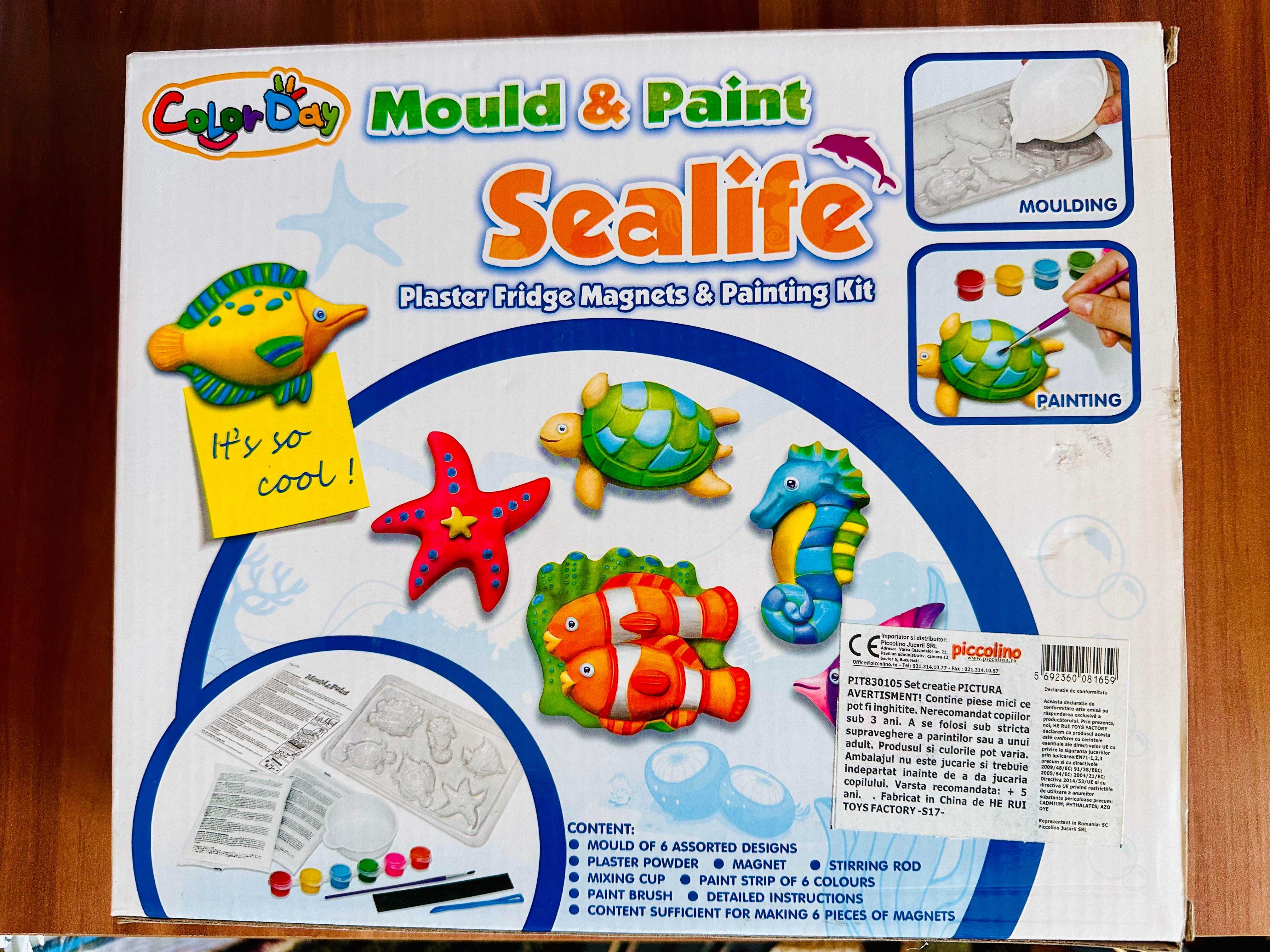 Joc Modelam si Pictam viata marina (Mould & Paint Sealife) - 30 ron