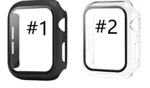 Set Husa + Sticla Apple Watch 1 2 3 4 5 6 7 8 9 SE