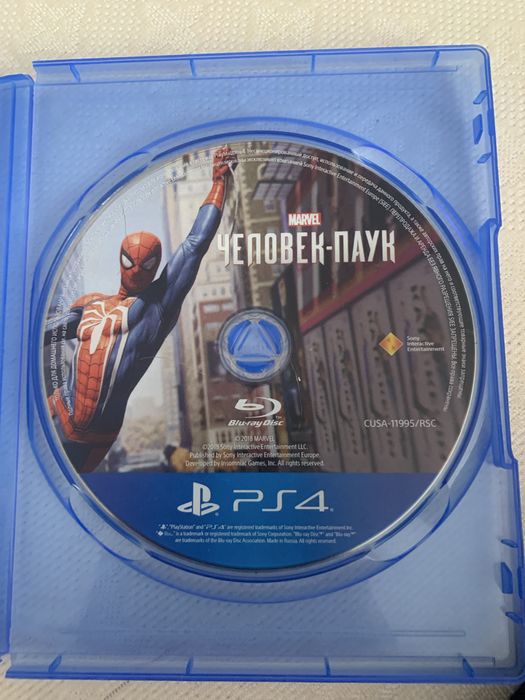 игра человек паук PS4-PS5 на русском