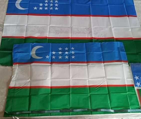 Oʻzbekiston bayrogʻi флаг Узбекистана с доставкой Flag of  Uzbekistan