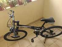 Bicicleta noua roti 26 . suspensie dubla. Pliabila. Frane disc.