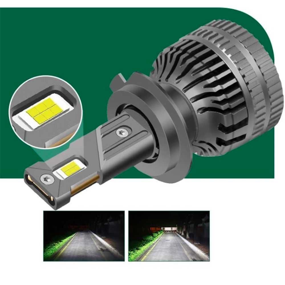 LED диодни крушки H7 Х7, 12V 120W, 13000lm за фарове Canbus