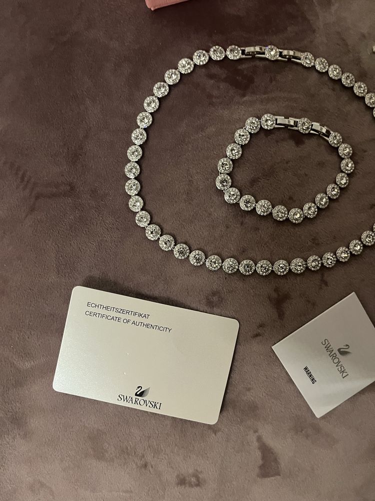 set swarovski angelic cercei bratara lant