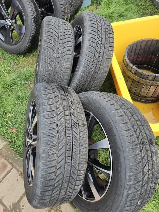 Set jante aliaj Oxxo R17 5x112 + anvelope iarnă Continental225/55 2023