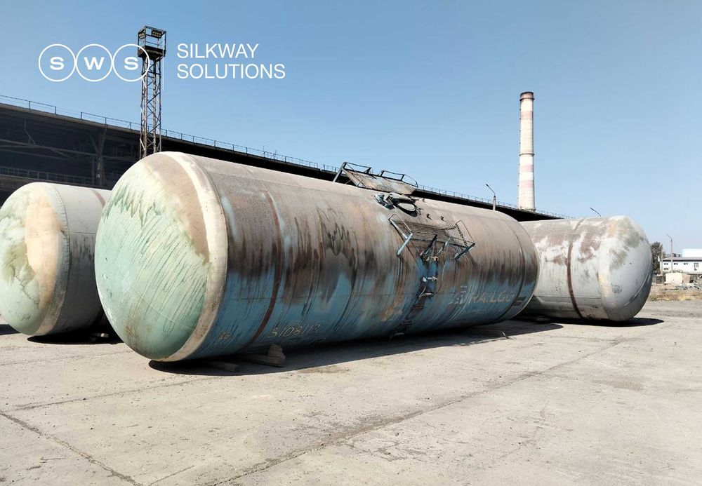 Ёмкости, резервуары, цистерны, пўлат сиғимлар 85,6 м³ 73,1 м³