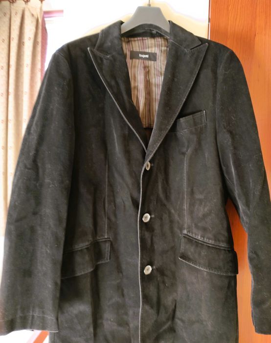 Мъжко марково манто/палто BUGATTI, памук, р-р 48, Германия