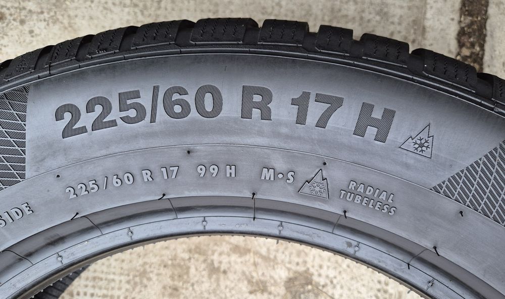 Set 4buc 225/60 R17 99H Continental WinterContact TS850 P M+S iarnă