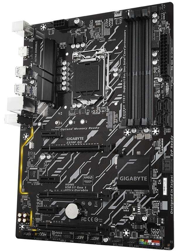 Дъно Дънна платка Gigabyte Z370P D3 1151 DDR4 OVERCLOCK 8 -9 поколение