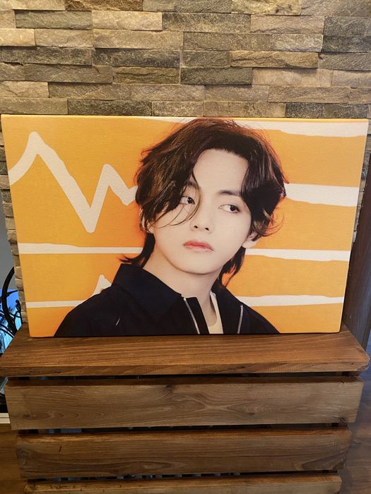 K-pop BTS V плакат/картина на канвас