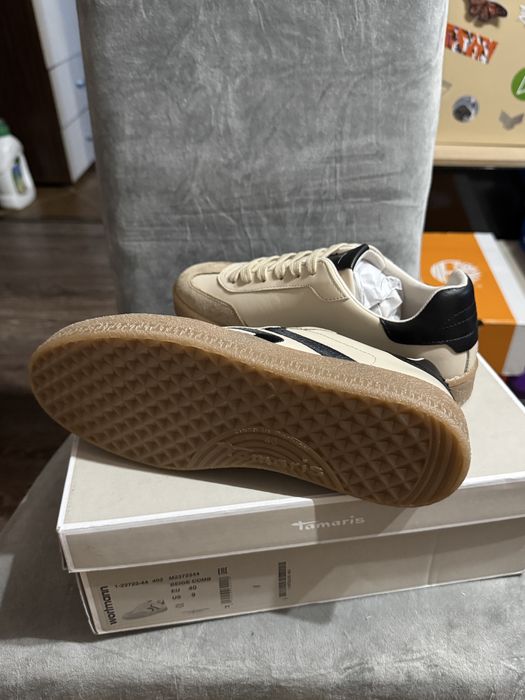 Tamaris Ledersneakers Beige Eur40 unisex