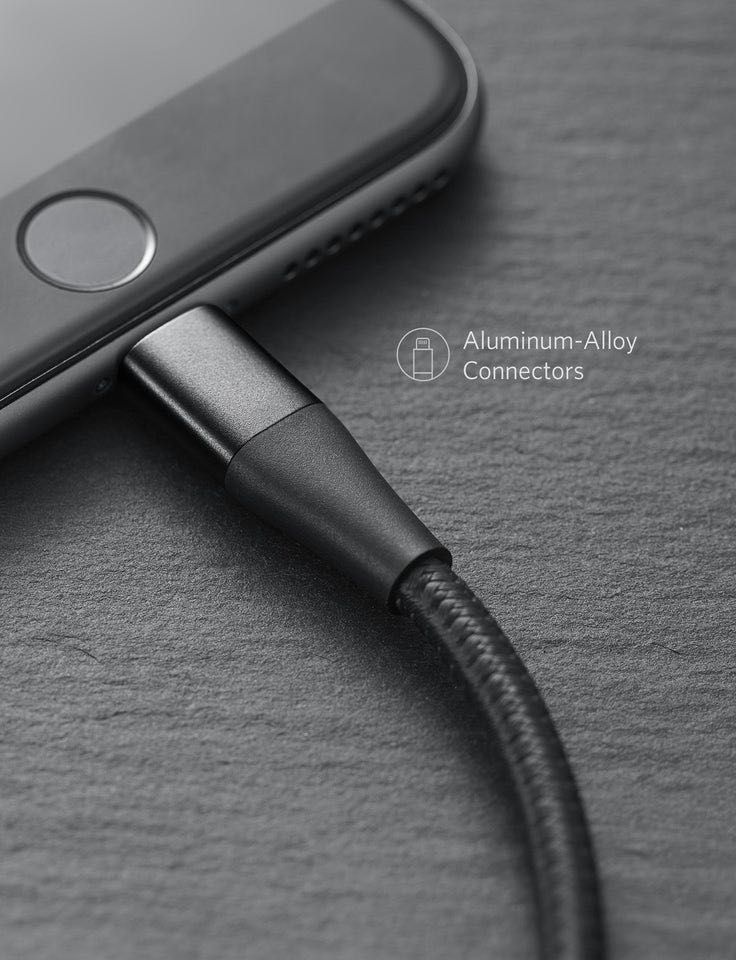 ANKER, Powerline+ II. 1.8метр USB шнур  Lightning для iPad и iPhone