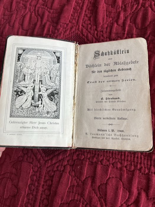 Schatzkästlein – Büchlein der Ablassgebete (1900, Dülmen)