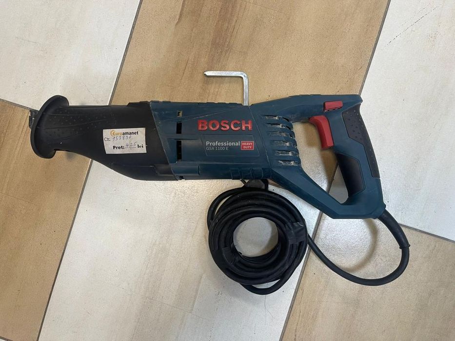 Fierastrau electric sabie, Bosch Professional GSA 1100 E, 1100 W -A-