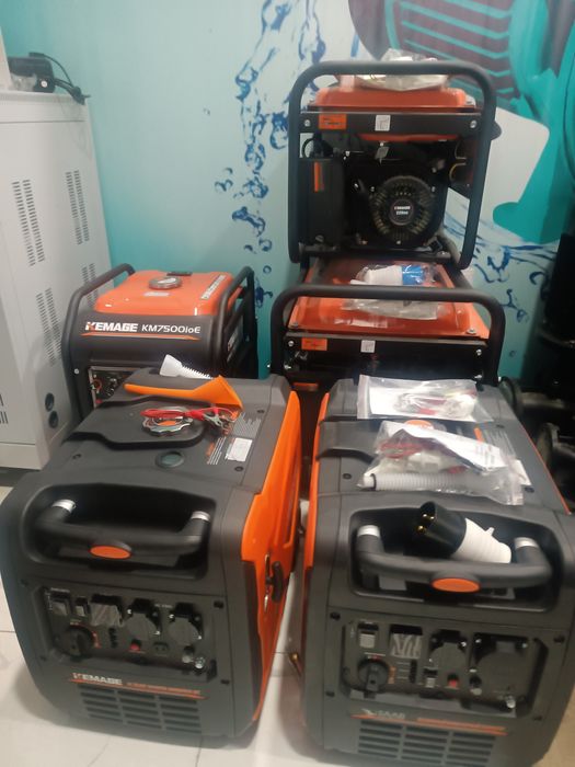 Generator SAAB Kemage генератор движок 220В 1,1 кВт 9 квт