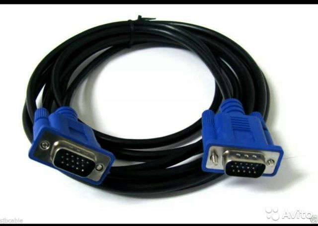 VGA кабель 3 метра новый в упаковке.