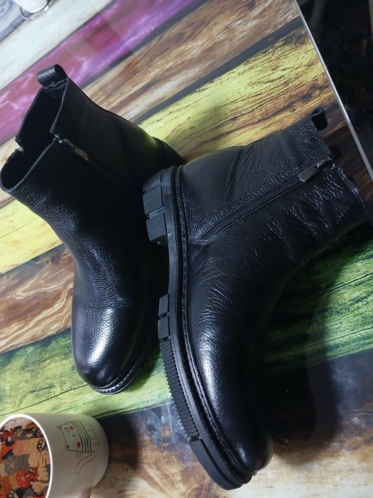 Ghete piele barbati 42