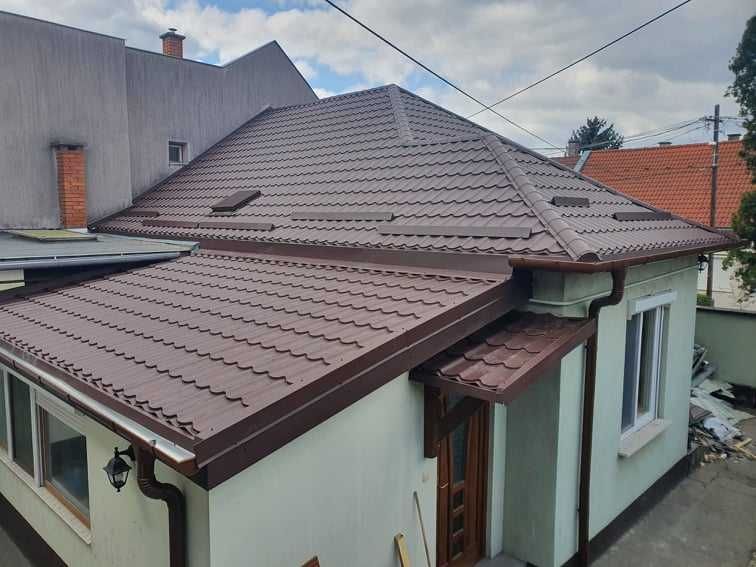 Montaj tigla metalica, tabla, ceramica, reparatii acoperis