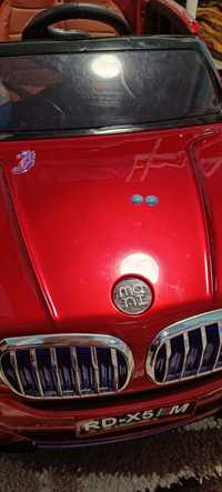Акумулаторен джип MONI BMW X5M металиково червен