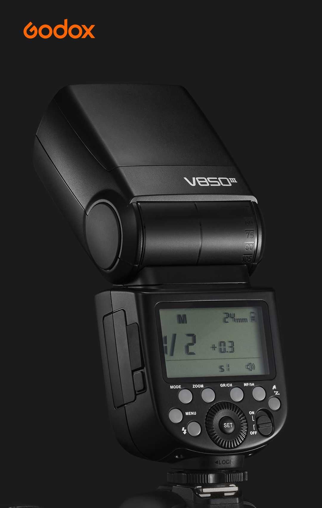 Светкавица Godox V850III за Canon Nikon Sony Pentax Olympus
