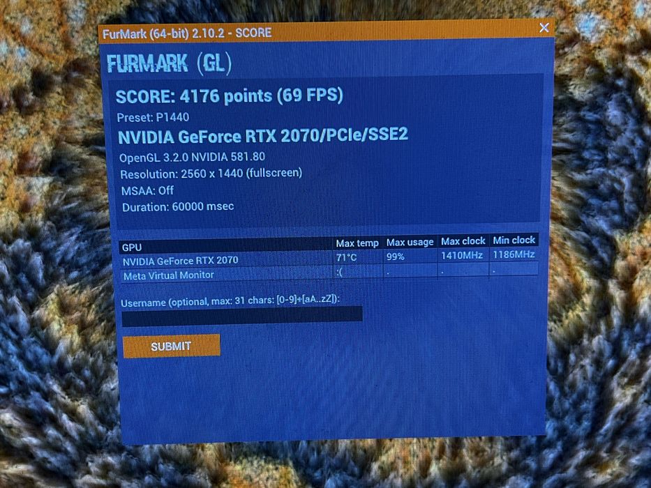 Placa video Asus RTX 2070, 8Gb DDR6, 256bit