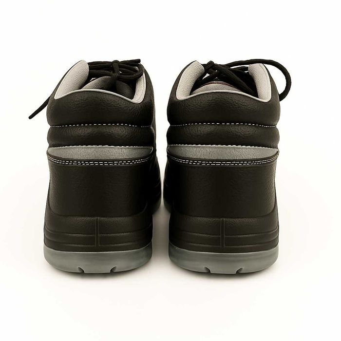 Ботинки рабочие черный Кожа