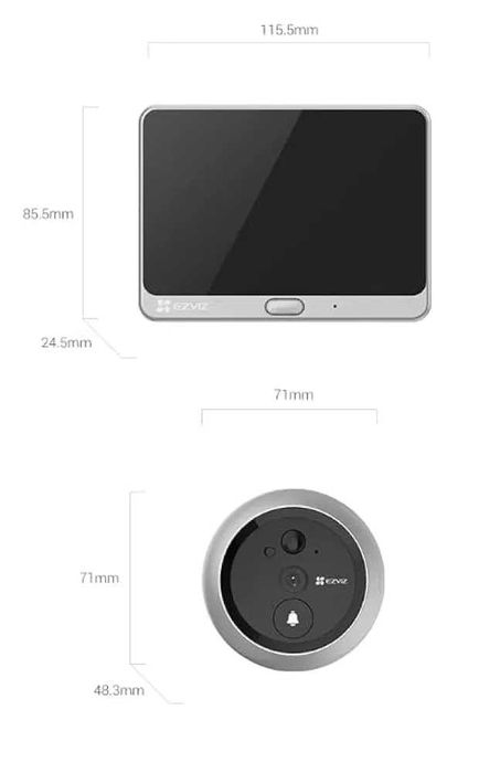 В комплект от 10 части EZVIZ CP4